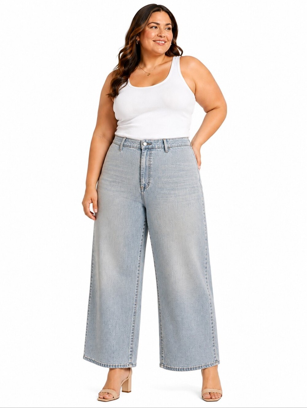Universal Thread Sailor Wide Leg Jeans Women’s 26 Plus Size High Rise NWT